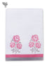 Handloom Cotton Bath Towel With Block Print Border